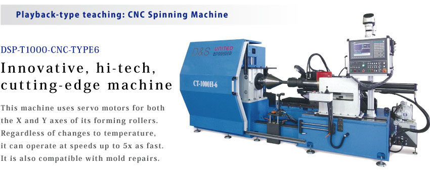Playback-type teaching: CNC Spinning Machine